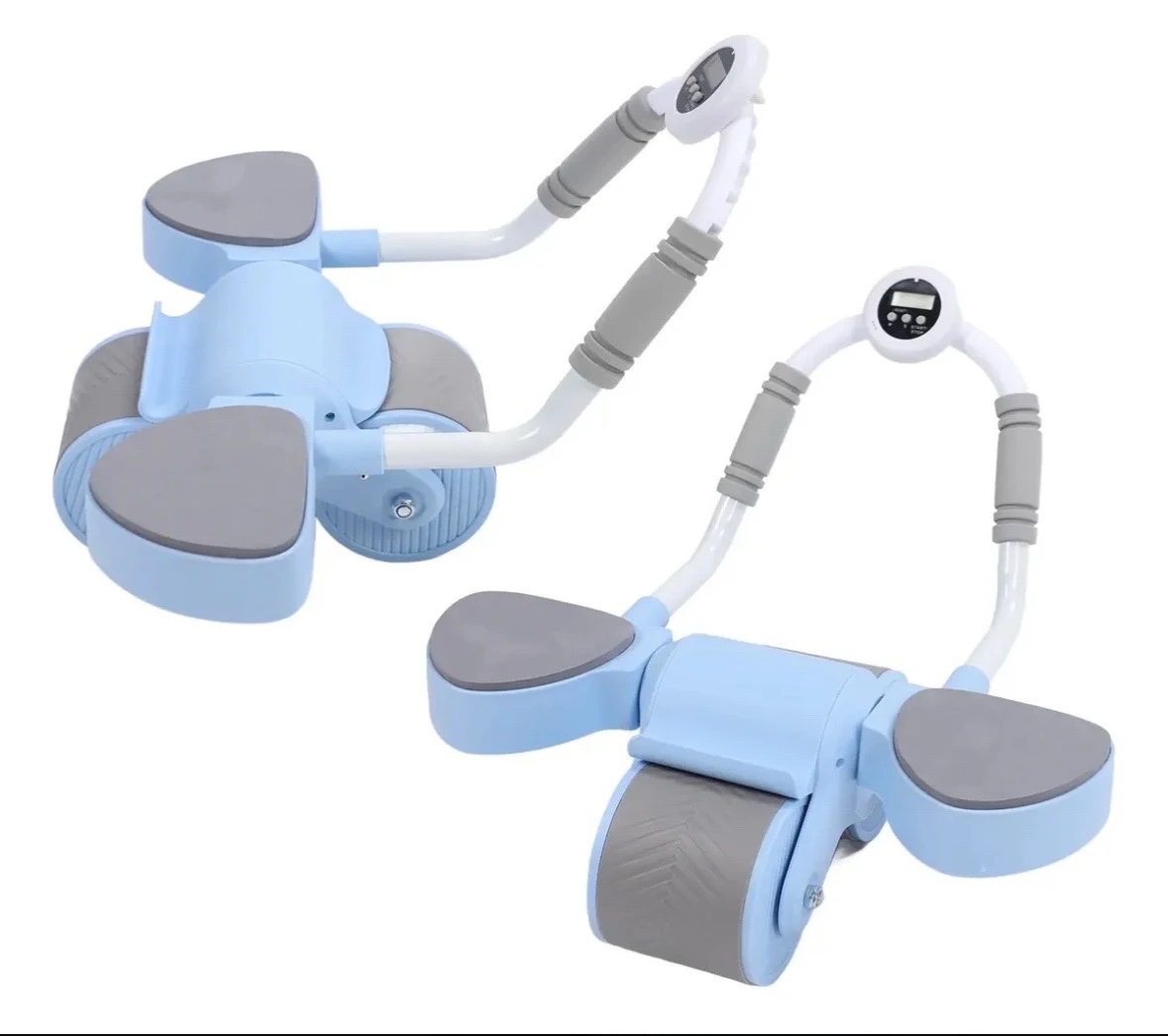 Rodillo Abdominal Ergonómico con Soporte para Codos y Pantalla Digital 2