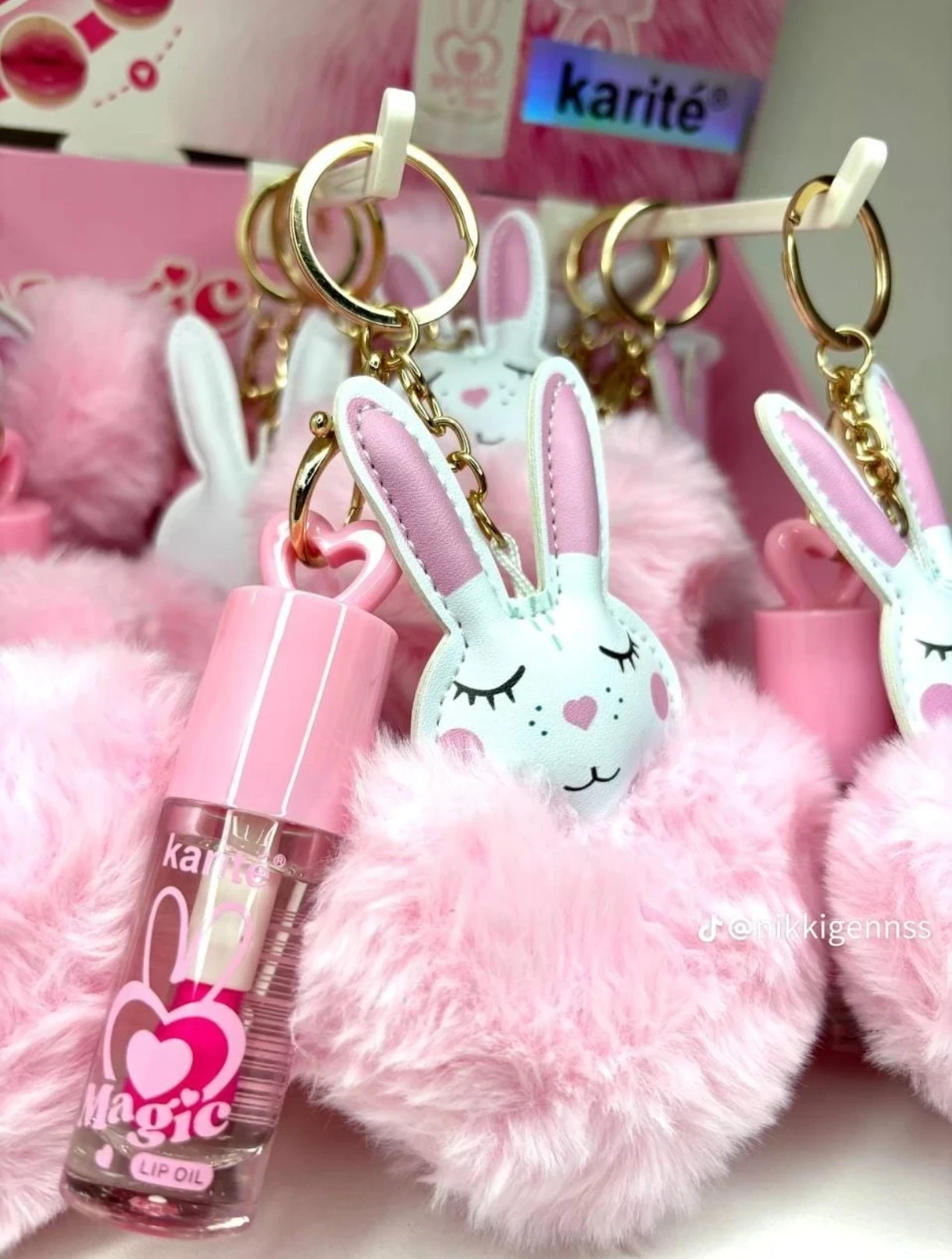 Lip oil Magic de llavero conejito 🥰💖
