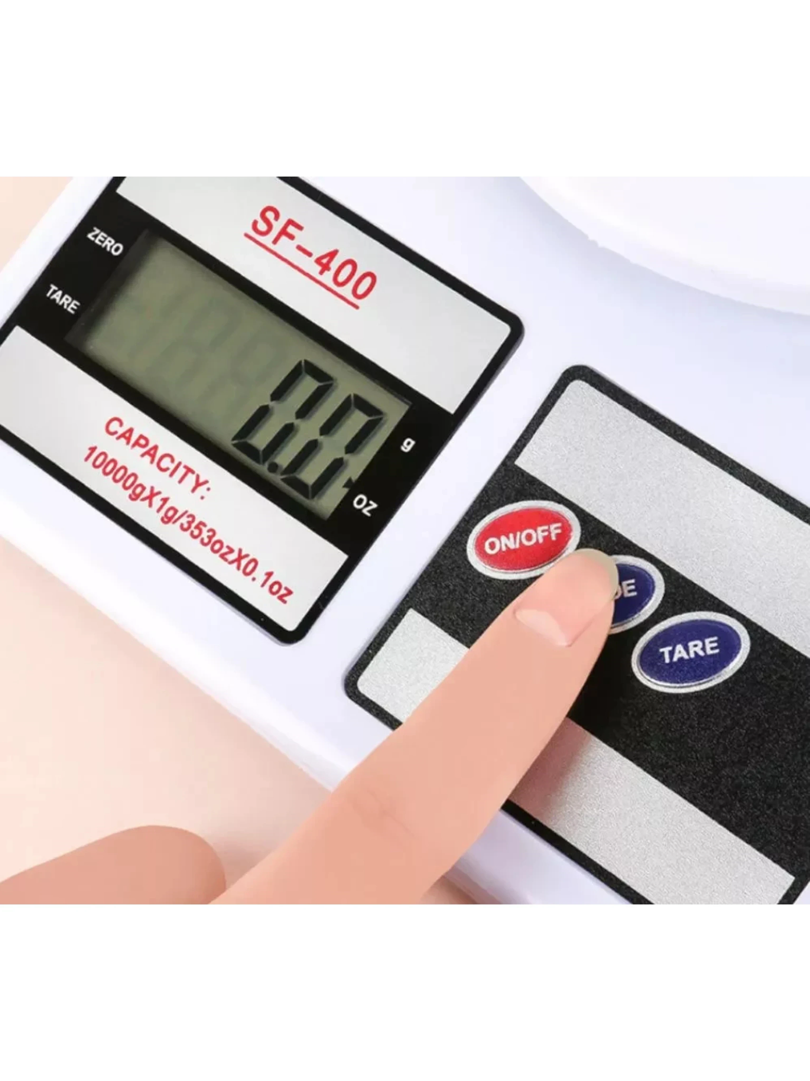 Pesa Digital Para Cocina 10kg Capacidad máxima 2