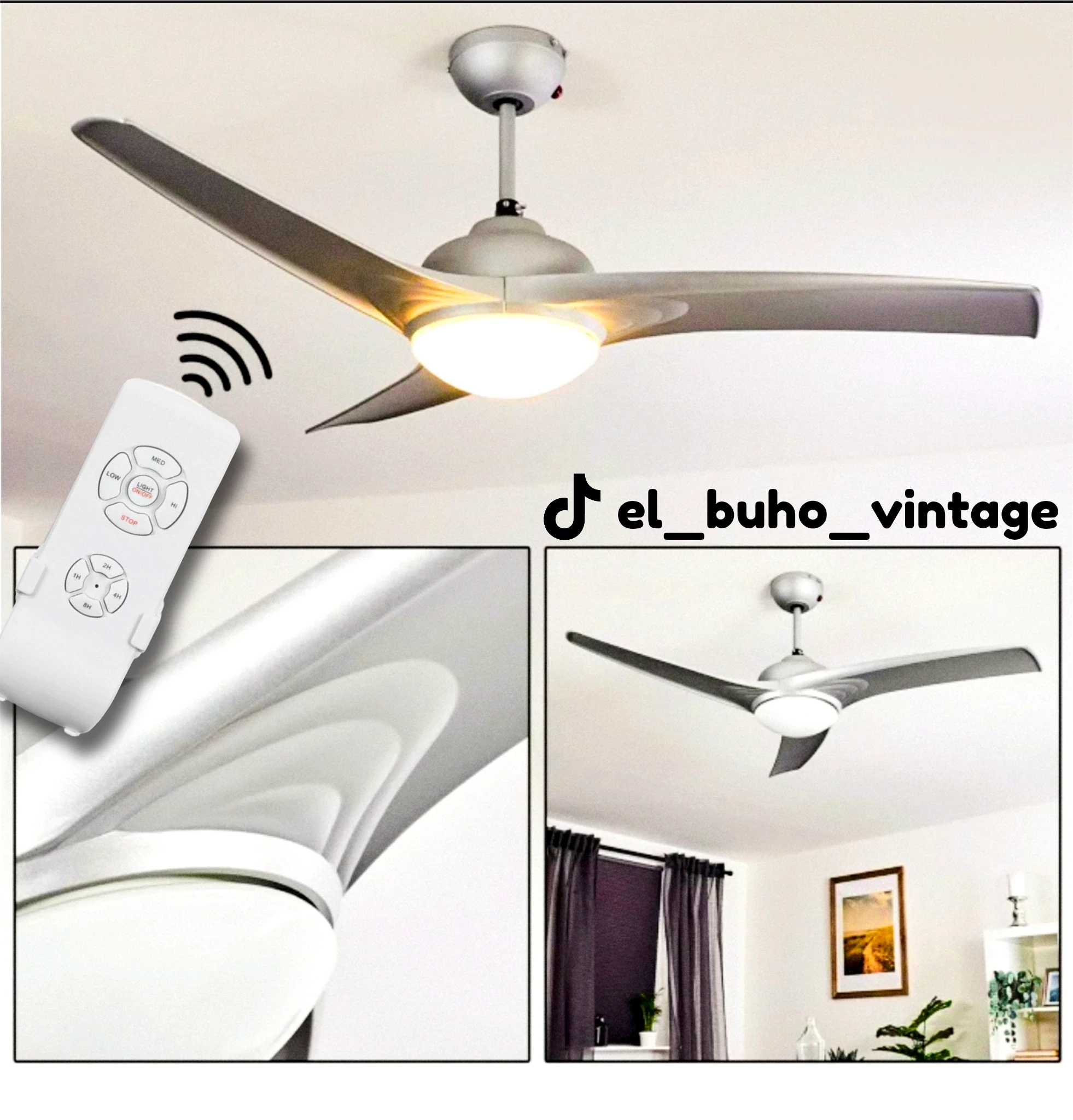 Lámpara Ventilador 42"  5