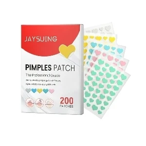 PARCHES PARA ESPINILLAS PARA LA CARA, PARA LOS GRANOS EN FORMA DE CORAZON 200 PARCHES PAQUETE