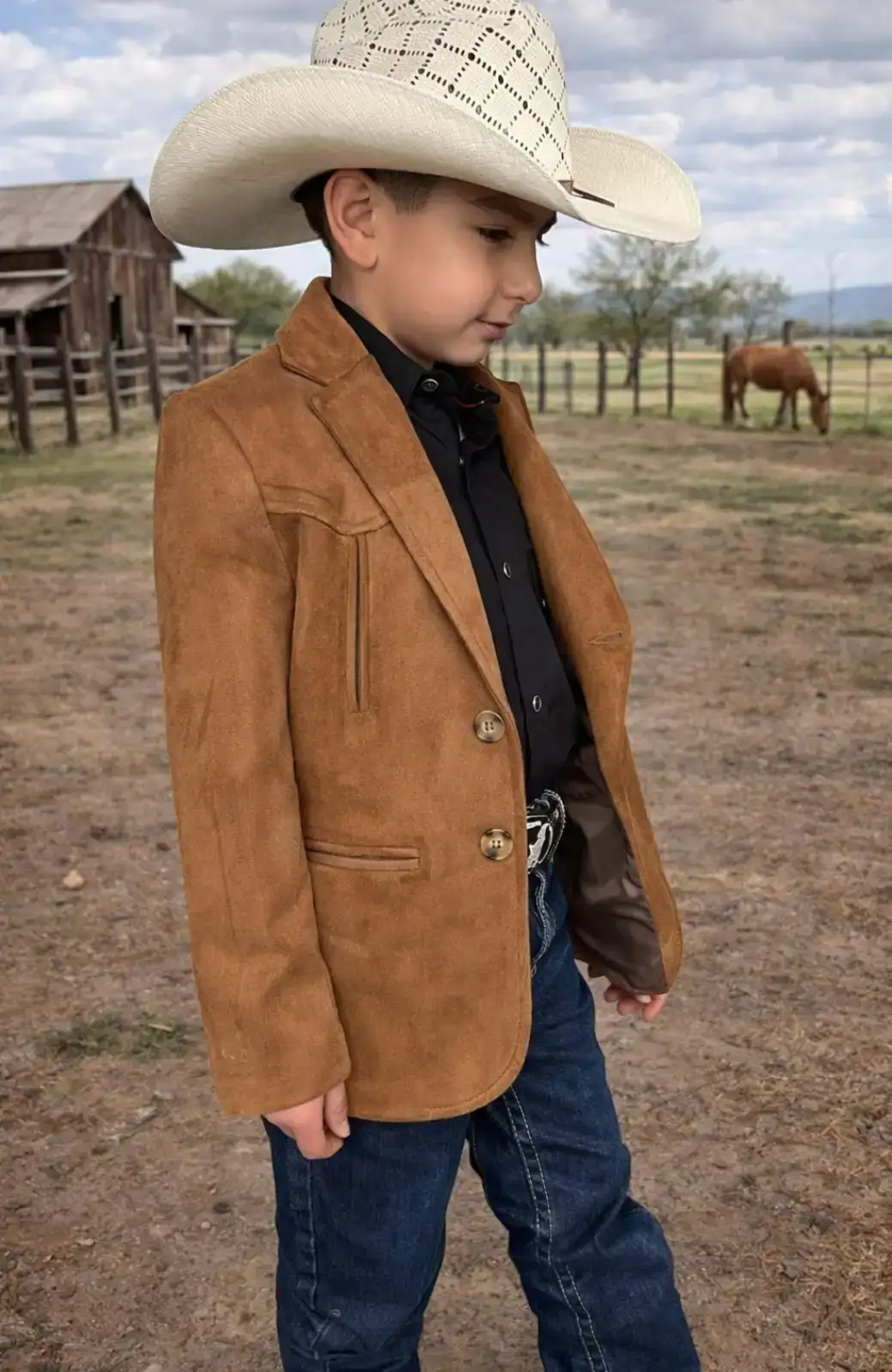 SACO VAQUERO NIÑO KAMEL