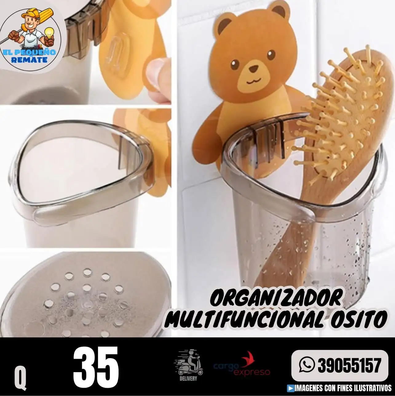 ORGANIZADOR MULTIFUNCIONAL OSITO 3