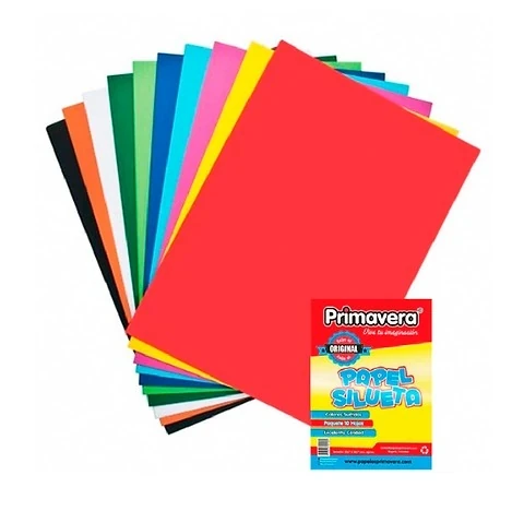 PAQUETE PAPEL SILUETA X10