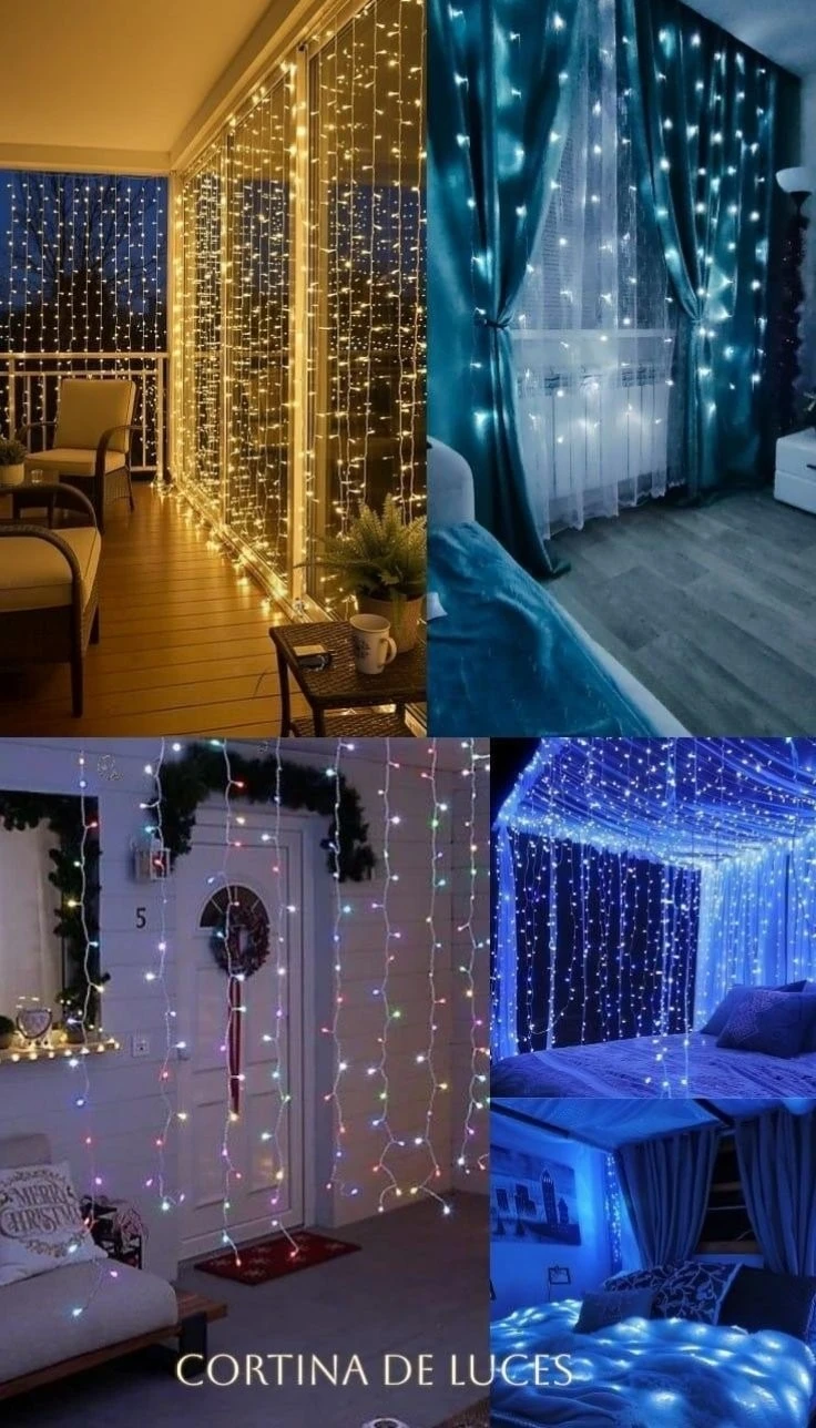 CORTINAS DE LUCES LED 2