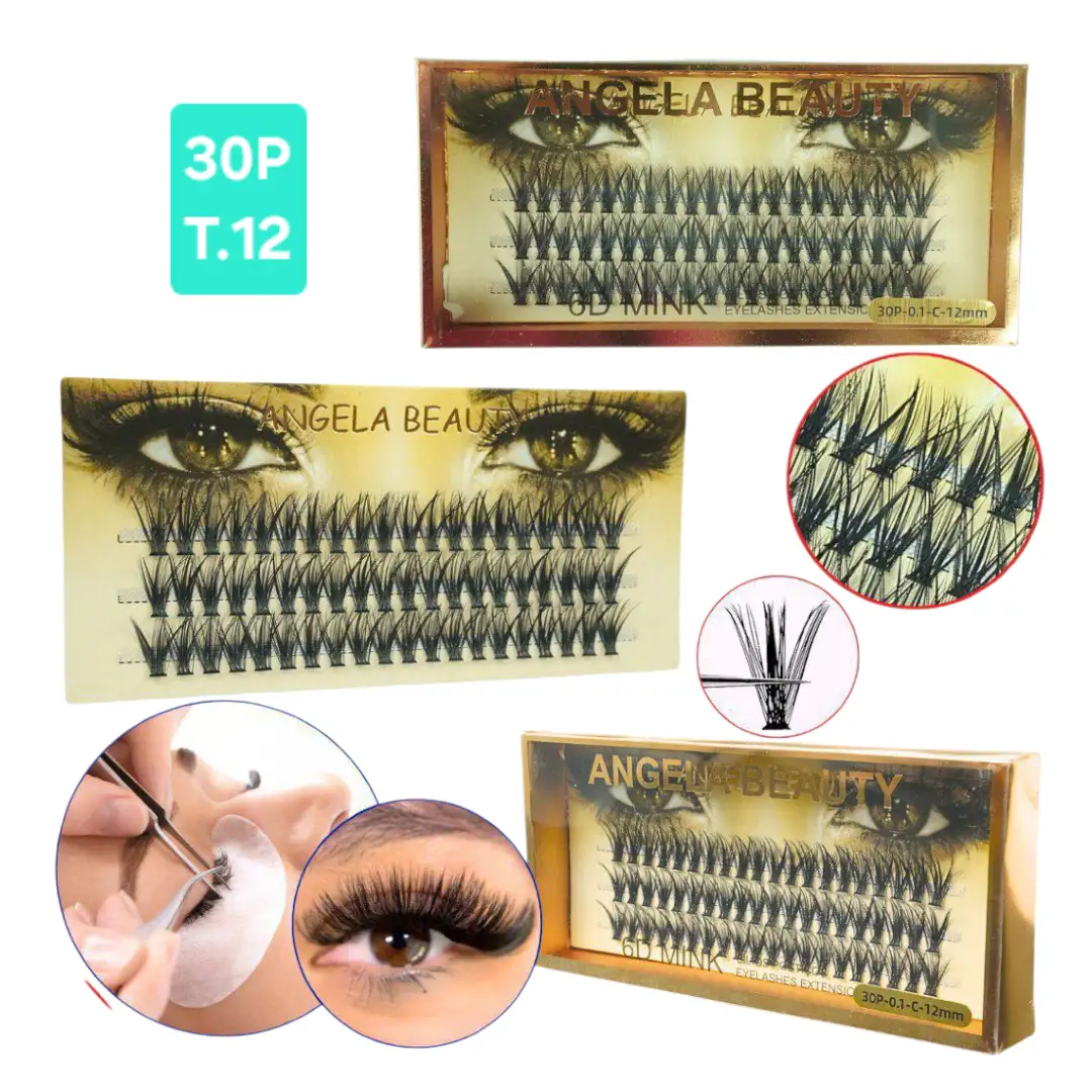 Pestañas Individuales Angela Beauty 30P 3