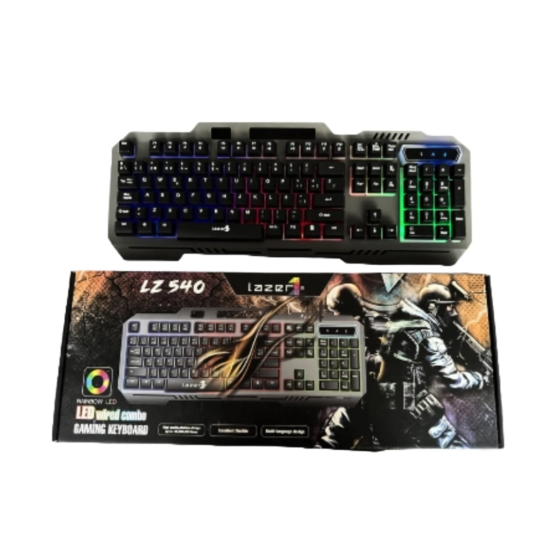 Combo Teclado Gamer luces led y Mouse 3