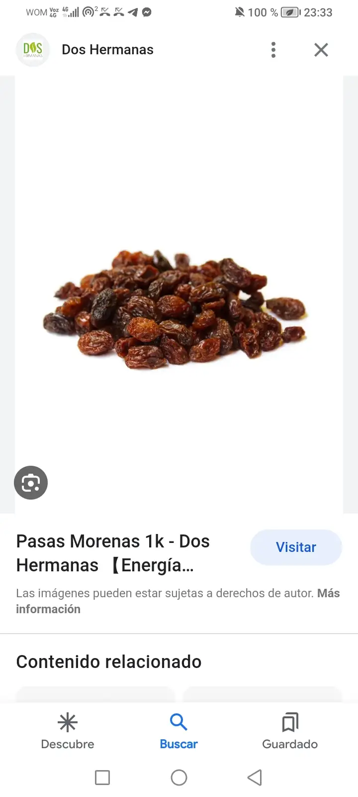 Pasas morenas 200 gramos