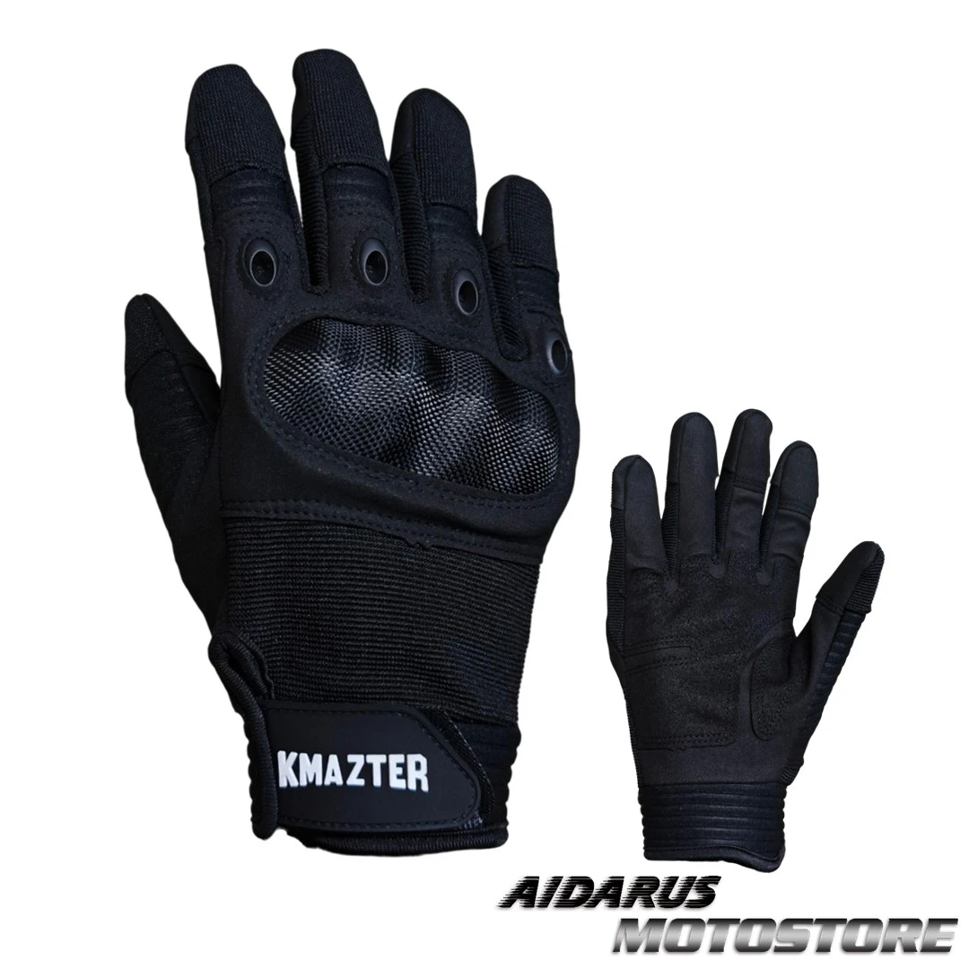 GUANTES PARA MOTO KM21 NEGRO
