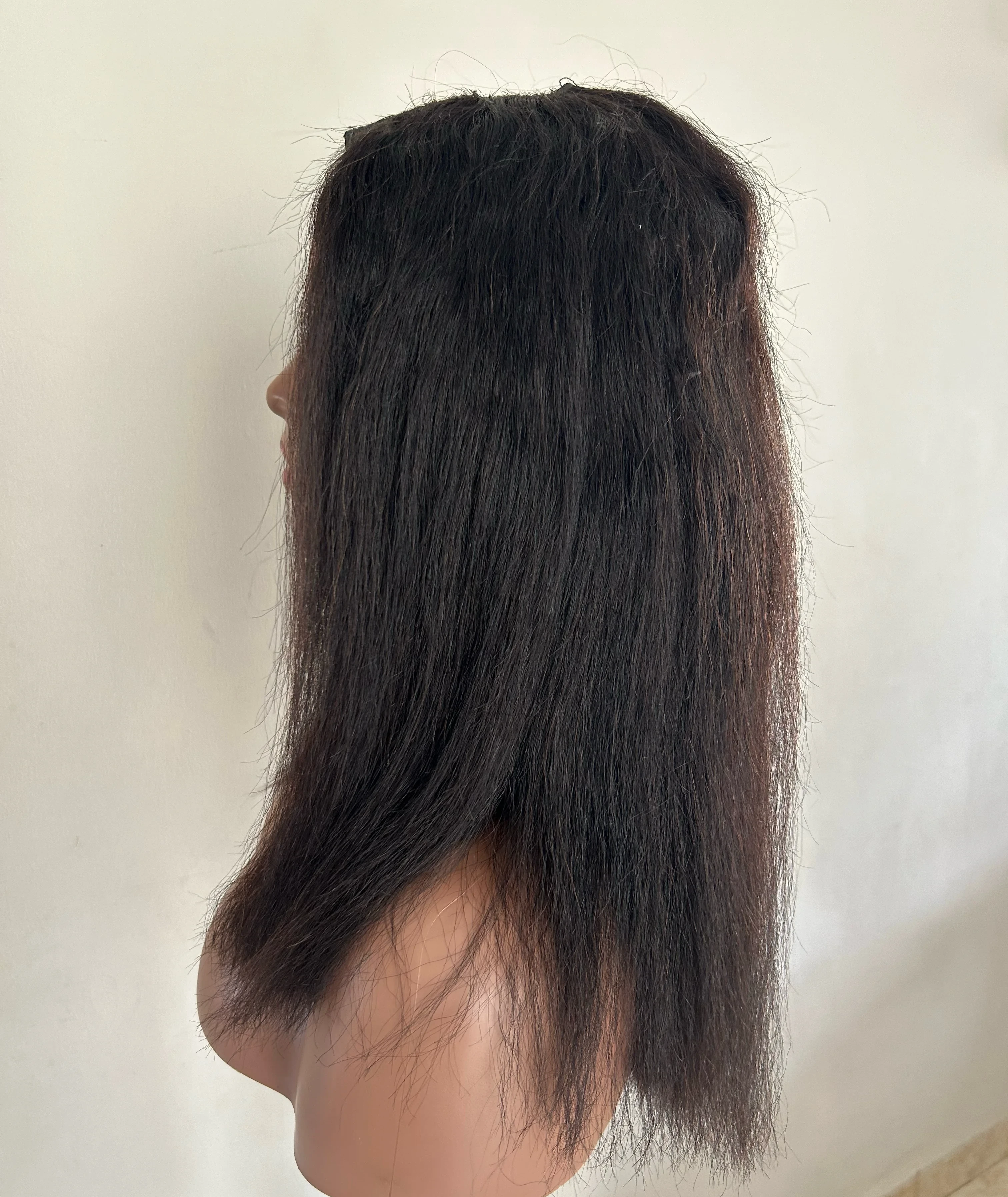 Peluca yaki de cabello humano 16” 2