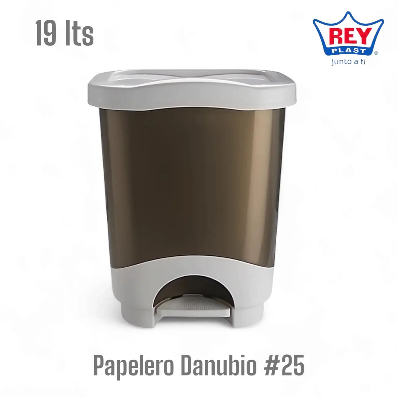 Papelero c/pedal #25 Danubio 