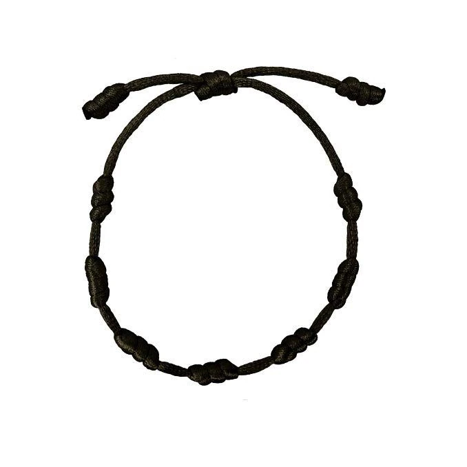Pulsera 7 Nudos Negra