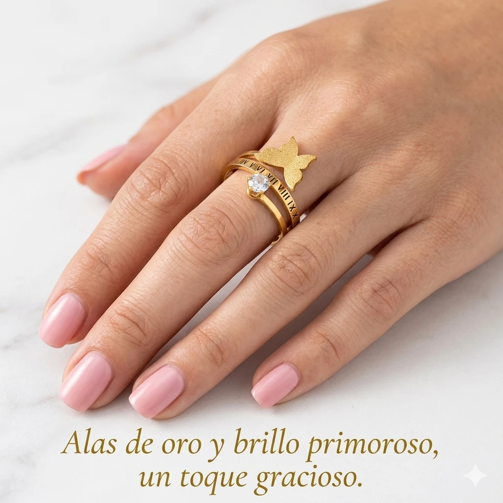 Anillo mariposa