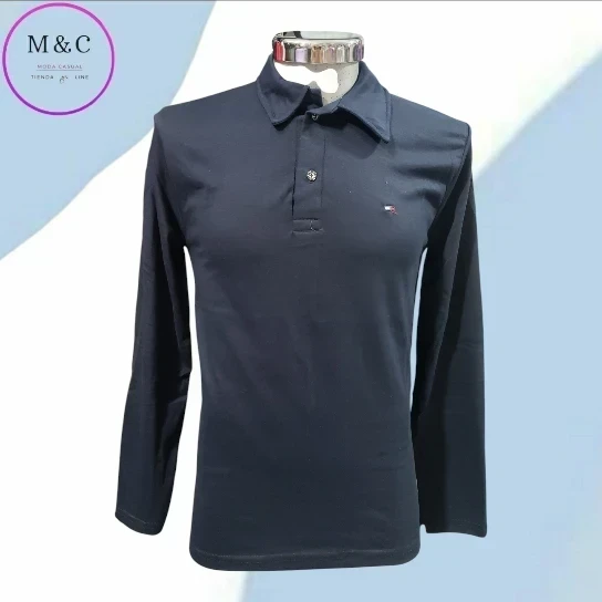 Playera T- M Polo manga larga  3