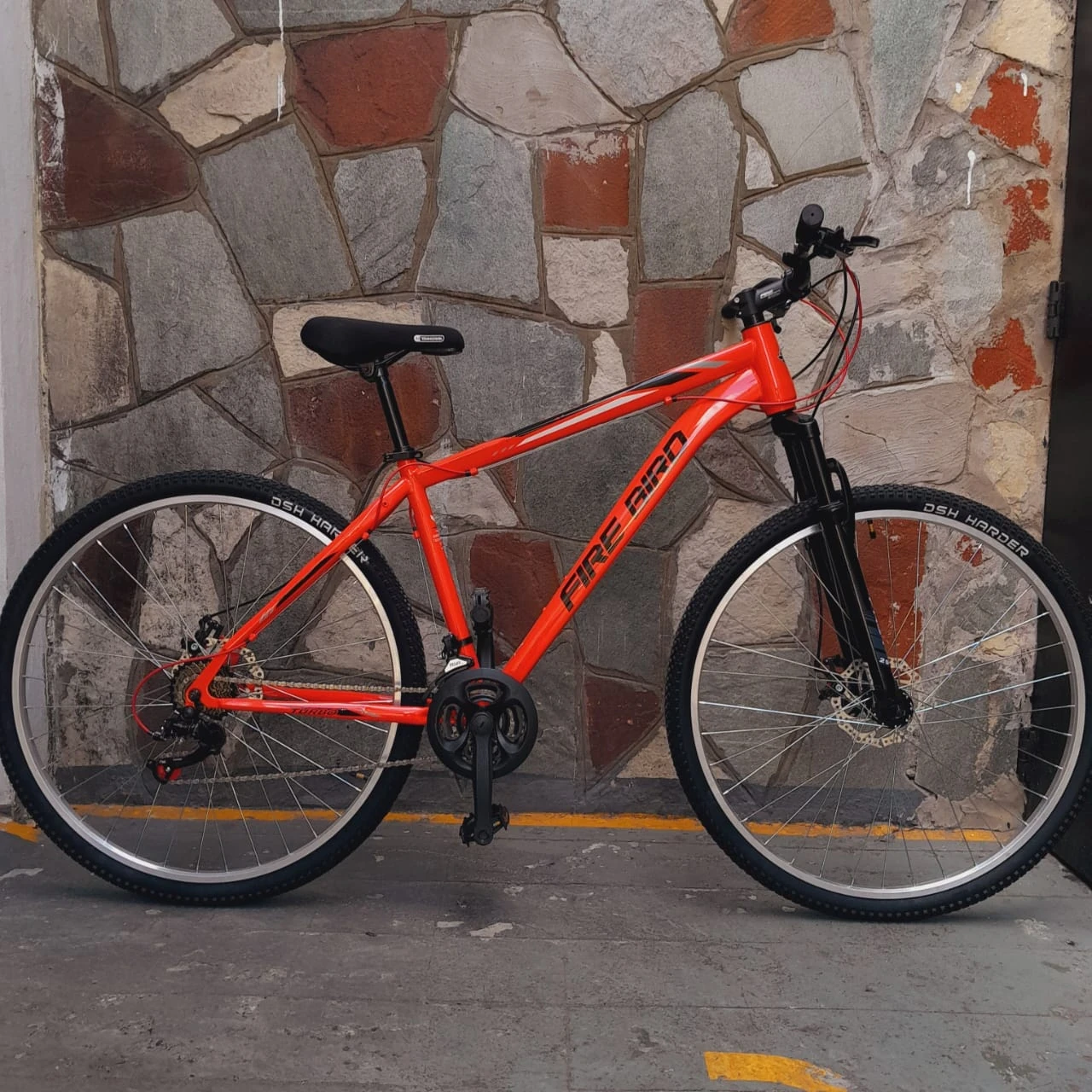 BICICLETA FIREBIRD TURBO ROJO/NEGRO TALLE M ROD 29