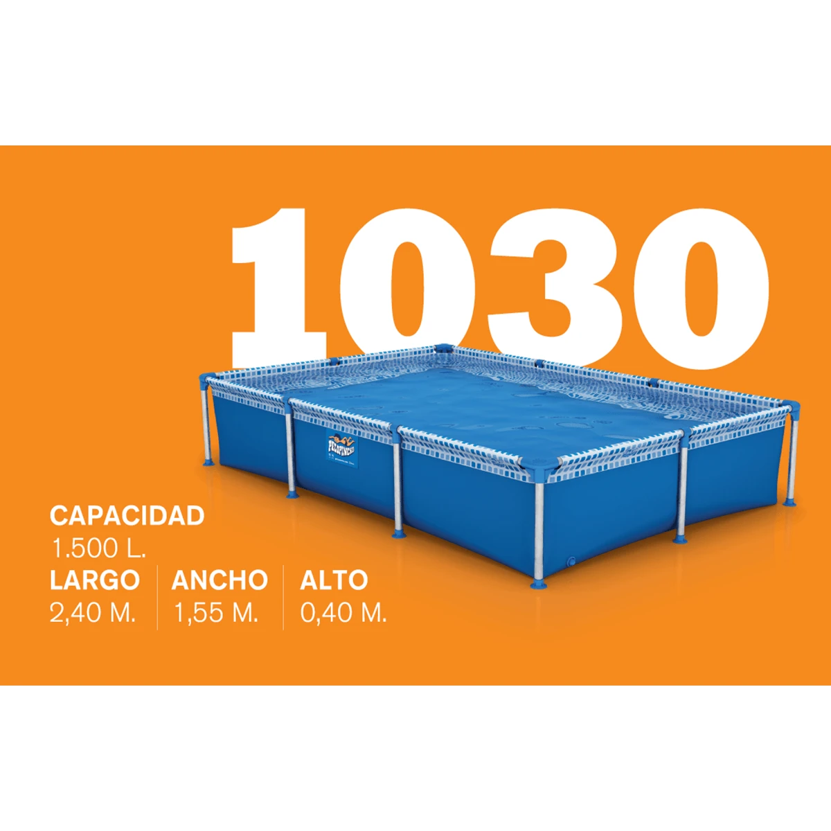 PILETA PELOPINCHO 1030 240X155X40 mts 2