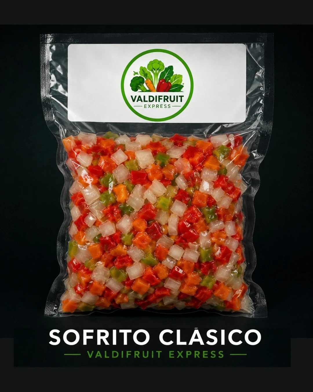 Mix Sofrito Verduras con Ajo 500 Gramos