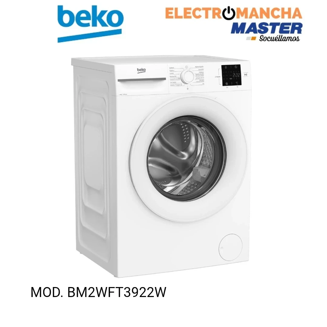 LAVADORA BEKO BM1WFT3922W 9 KILOS 1200 RPM B 2