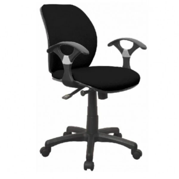 Silla secretarial con reposabrazos