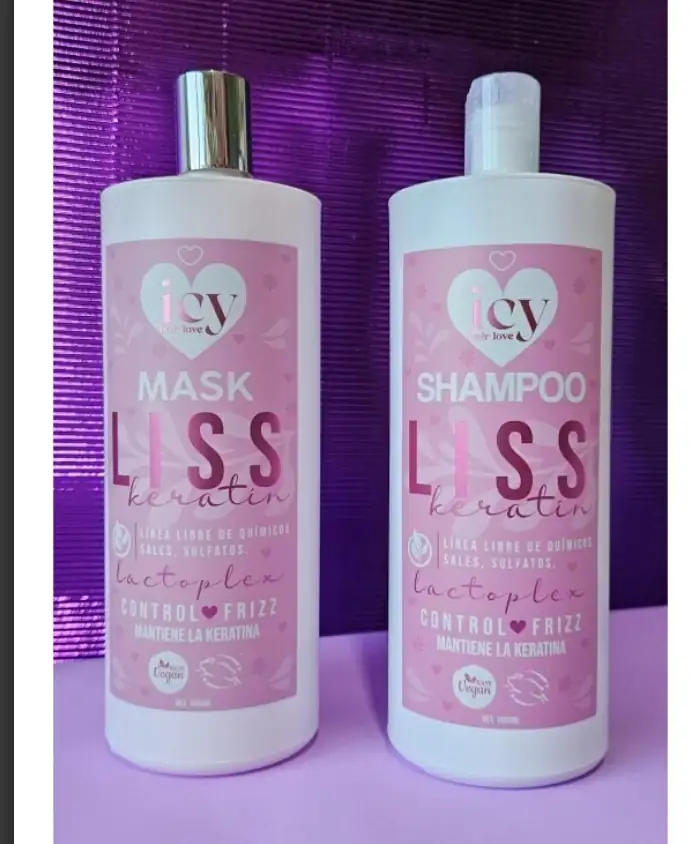 ICY Kit Shampoo y Acondicionador Liss Keratin