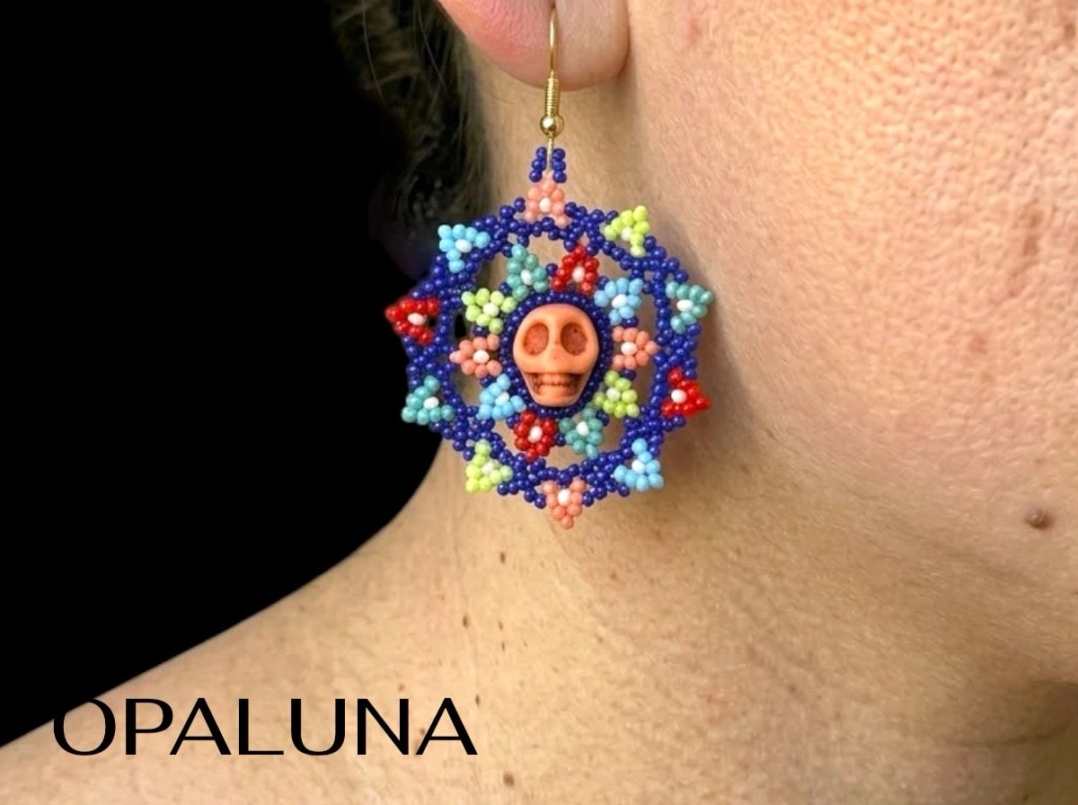 Aretes Dia de Muertos