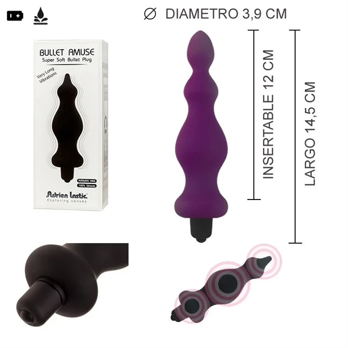 Amuse Estimulador anal Violeta