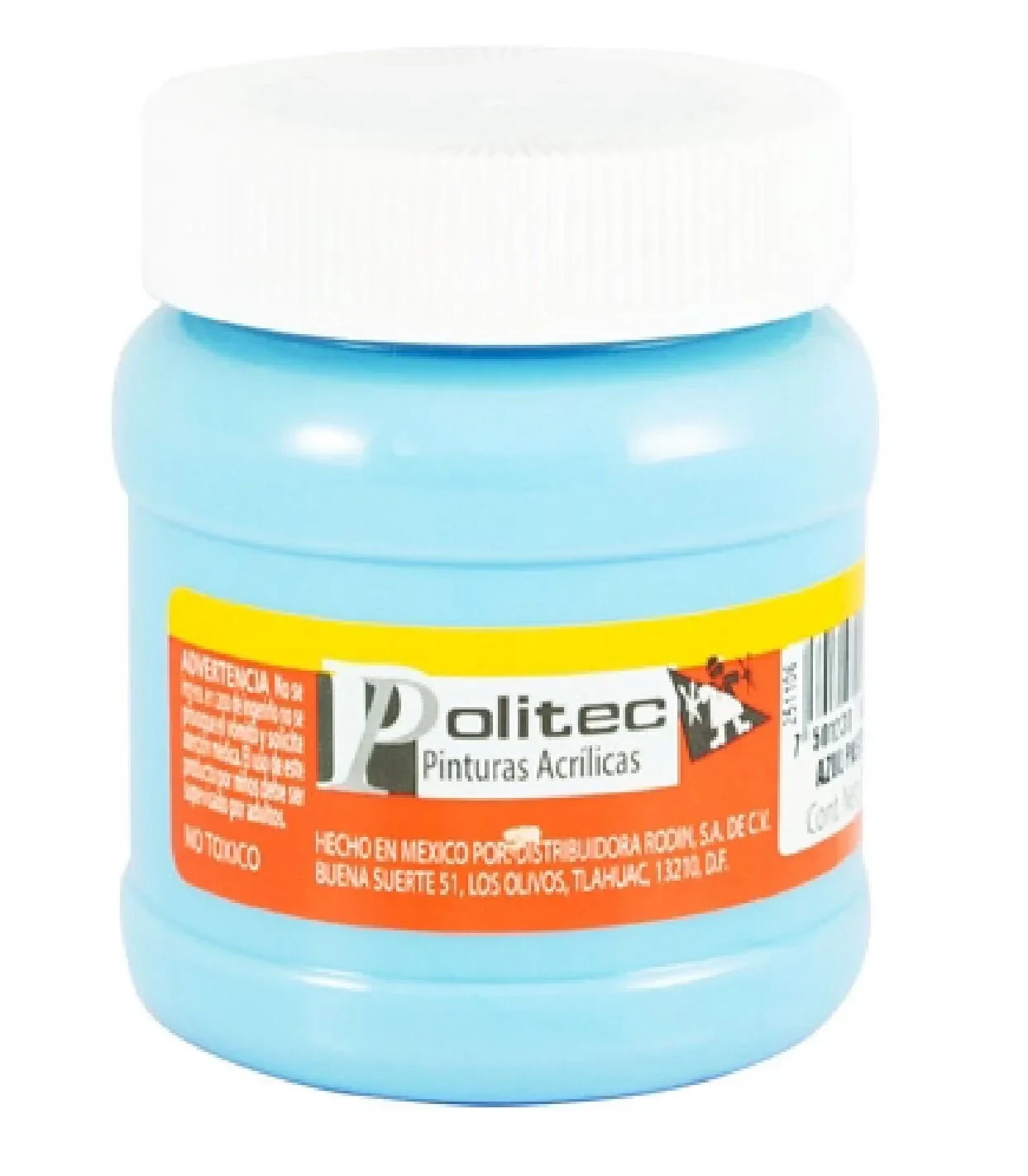 Politec pintura azul pastel frasco 20 ml