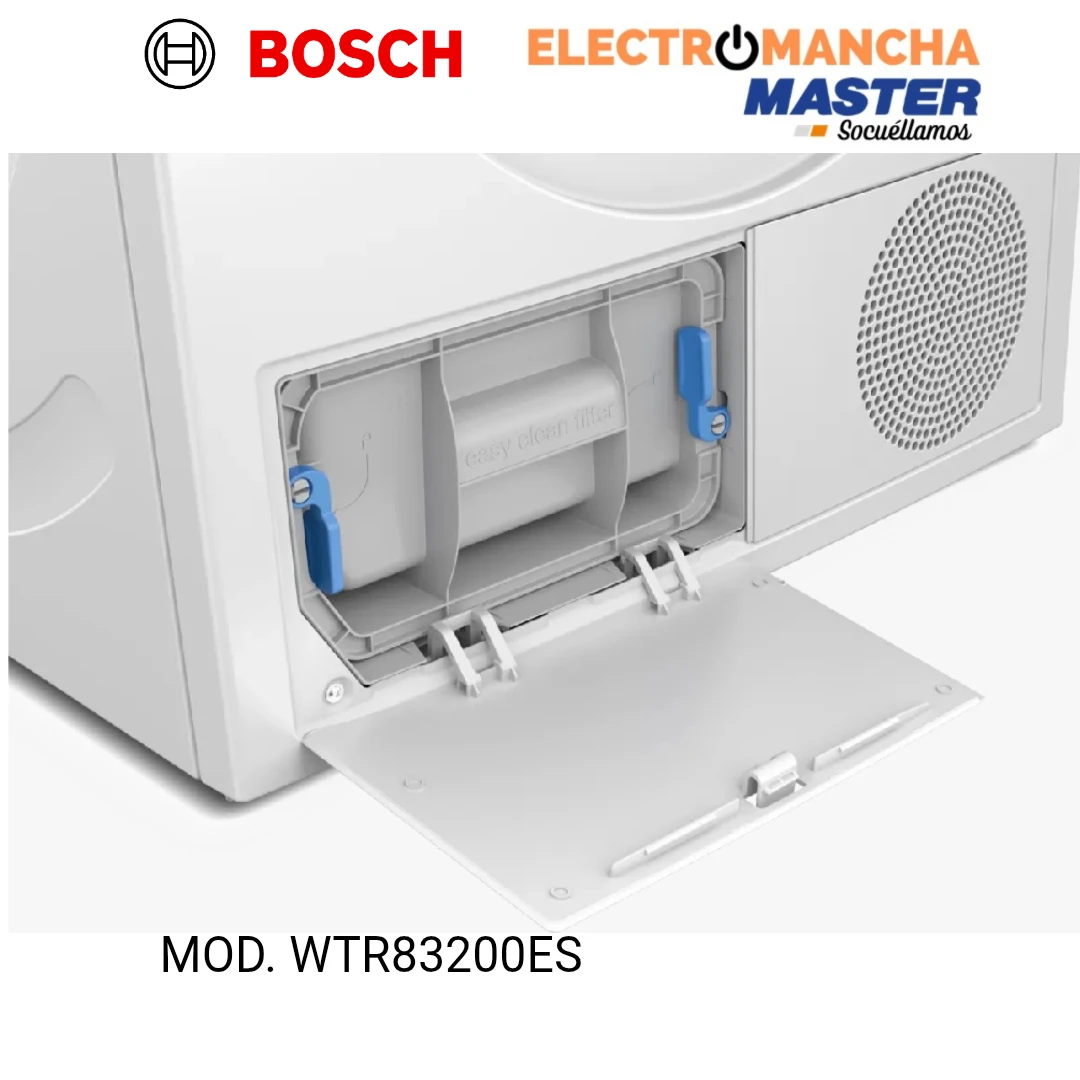 SECADORA BOSCH WTR83200ES 8 KILOS BOMBA DE CALOR E 8