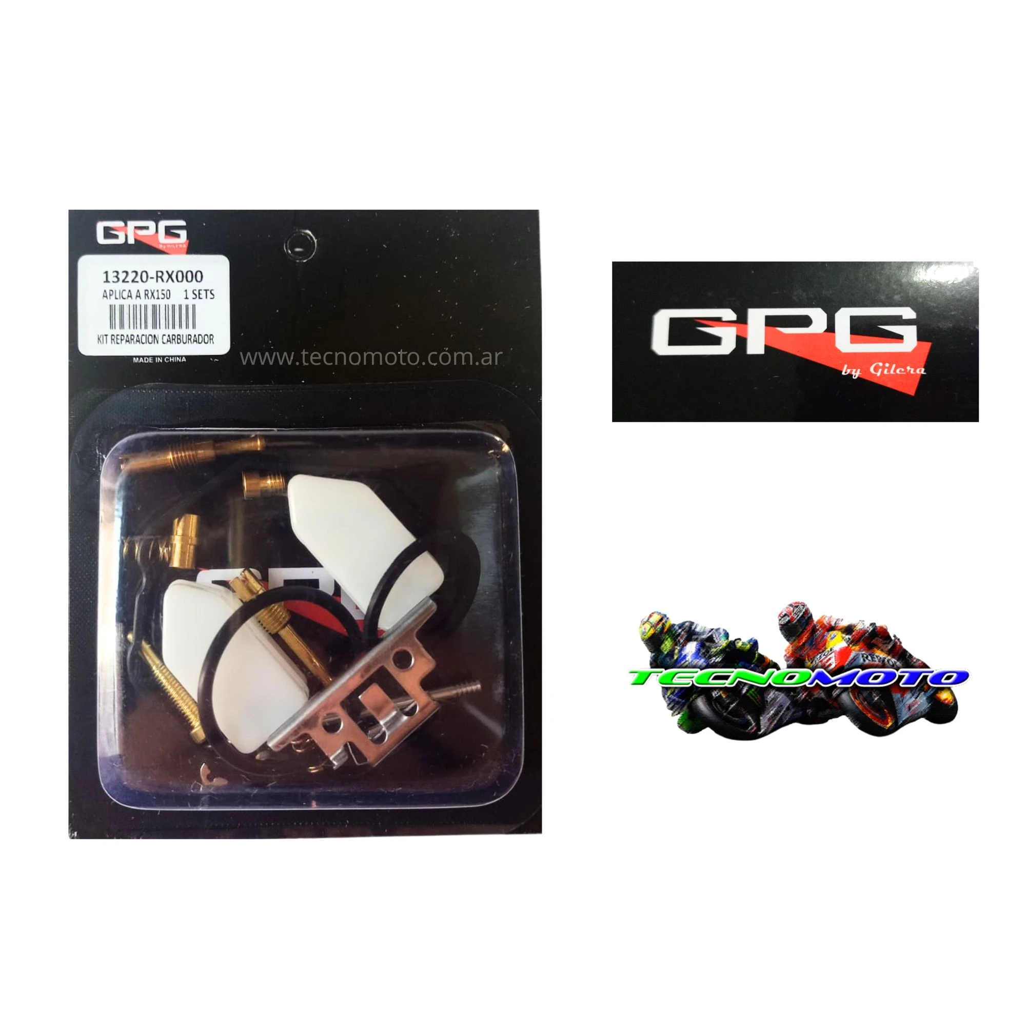 KIT REP.CARBURADOR ZANELLA 150 RX C/FLOTANTE  -48553