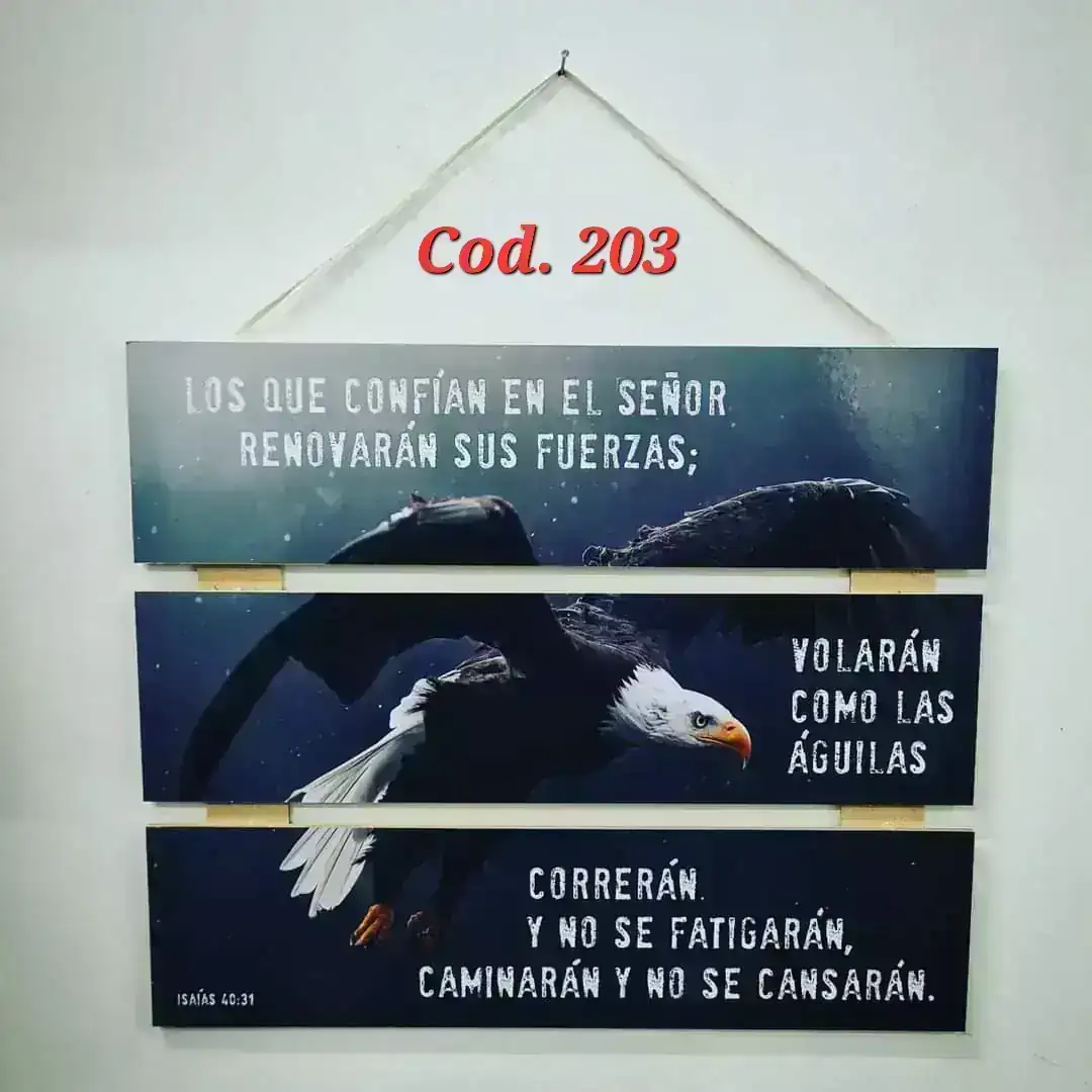 Cuadro chico x 3. Cód. 203