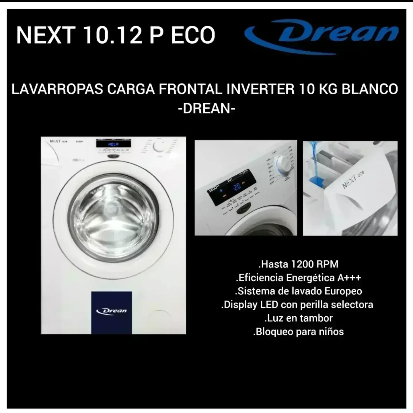 LAVARROPAS DREAN NEXT 10.12 10KG