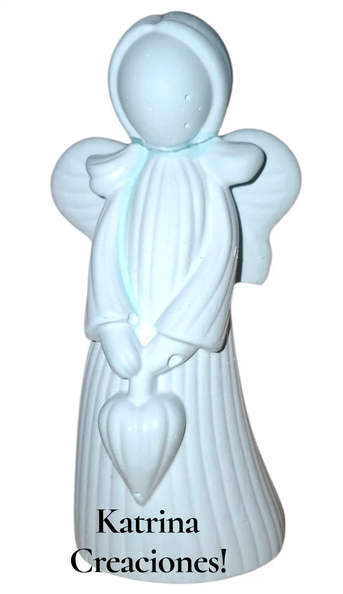 Angelitos en yeso blanco o color