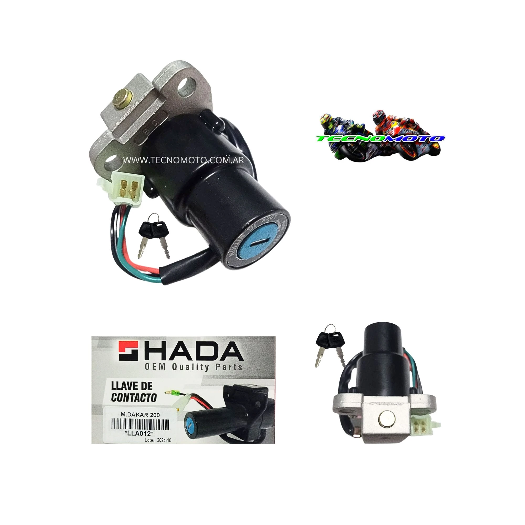 LLAVE CONTACTO MOTOMEL 200 DAKAR/MOTARD/SKUA-48465