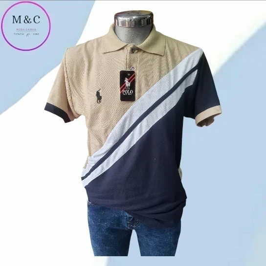 Playera G franja de color 4