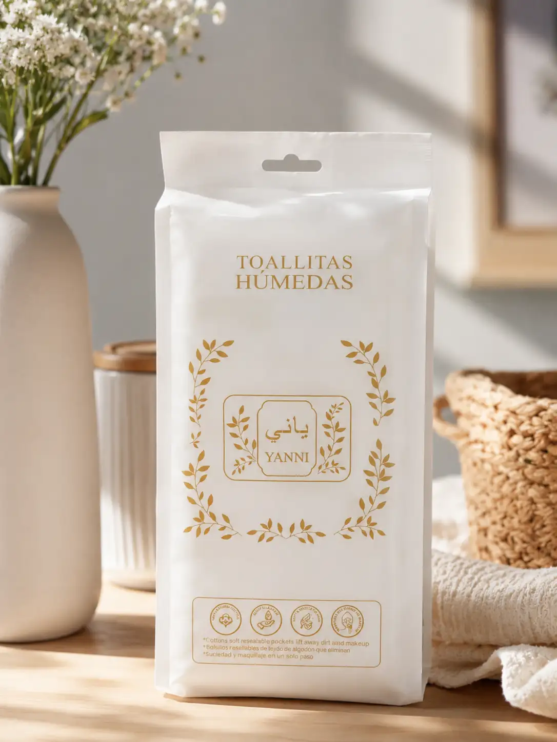 Toallitas húmedas desmaquillantes 