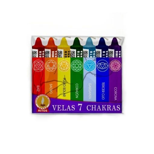 Pack de velas 7 chakras