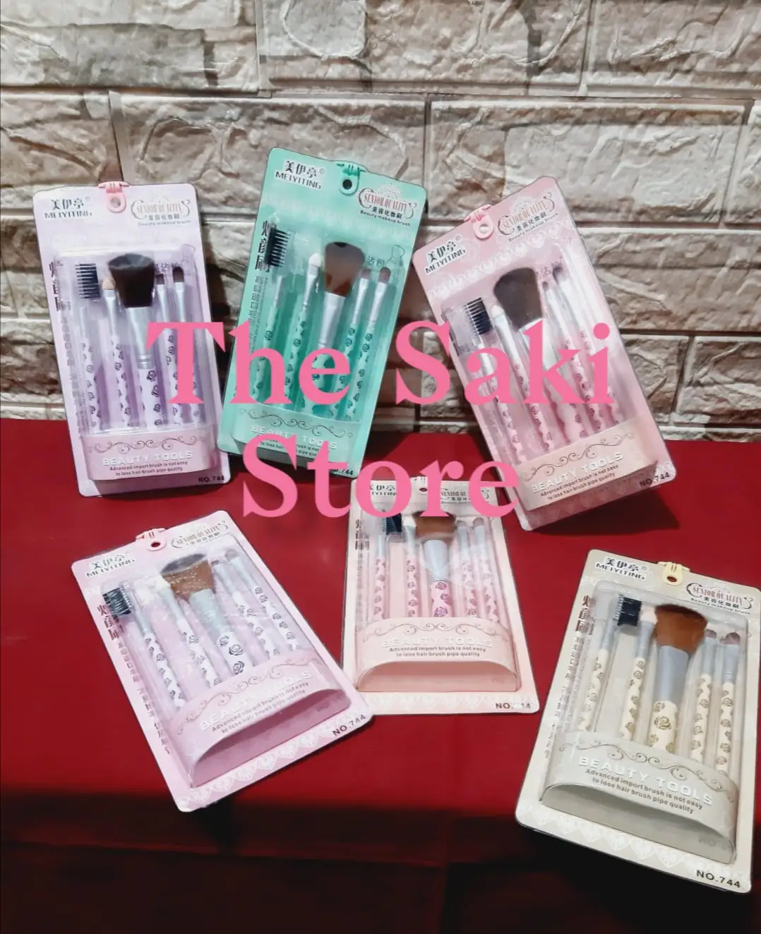 SET DE BROCHAS PARA MAQUILLAJE 