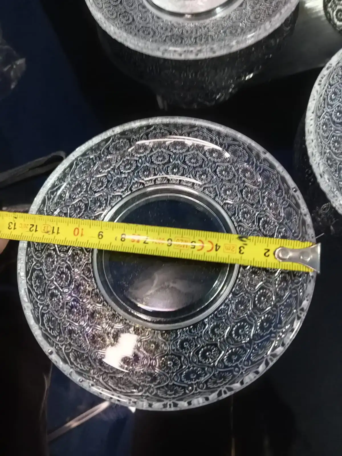 Juego de tazas de vidrio 3