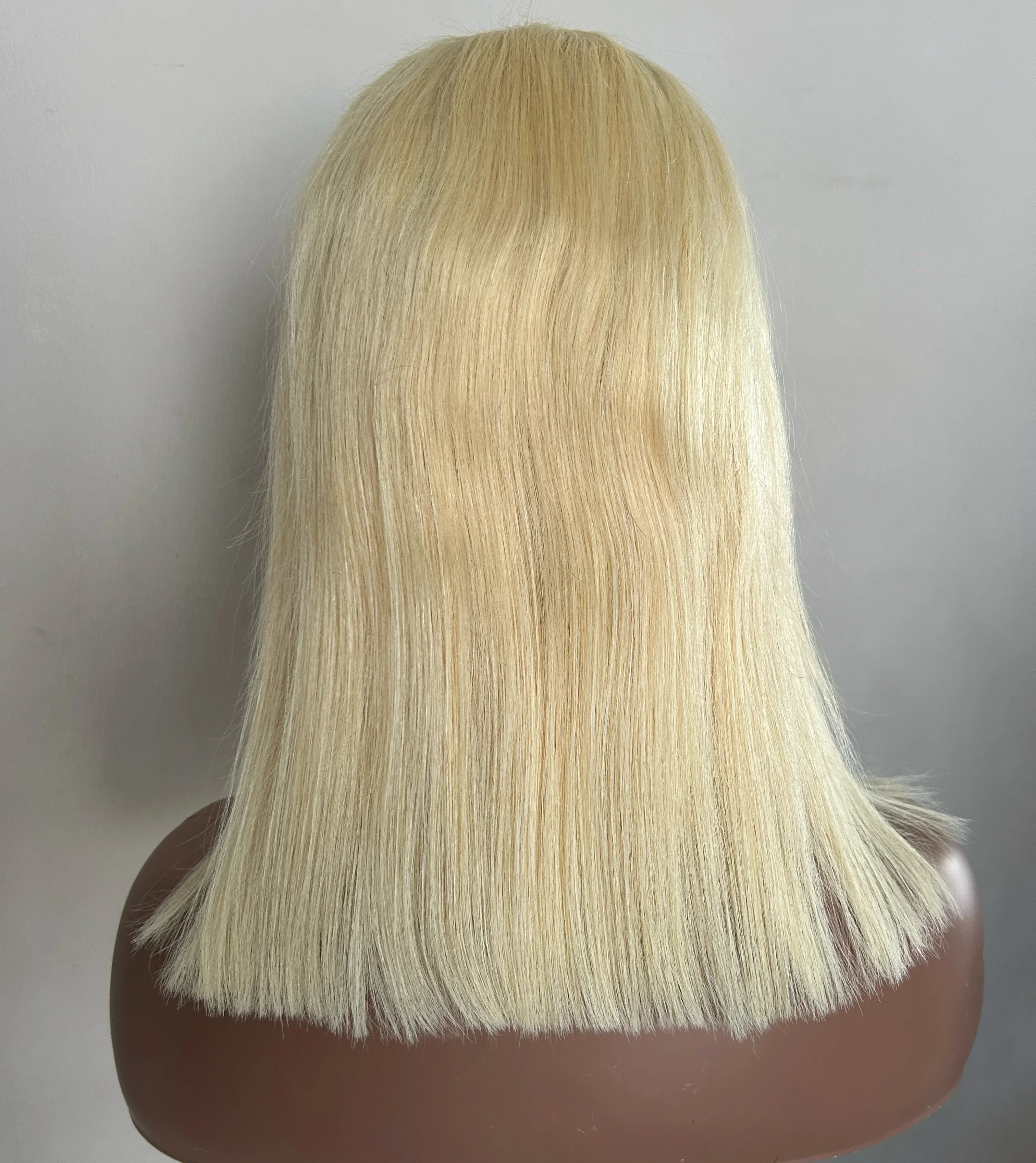Peluca de 12” cabello humano 613, peluca de encaje frontal, 150% de densidad, peluca rubia, pelucas de cabello humano lacio frontal, pelucas de cabello humano de 13 x 4 3
