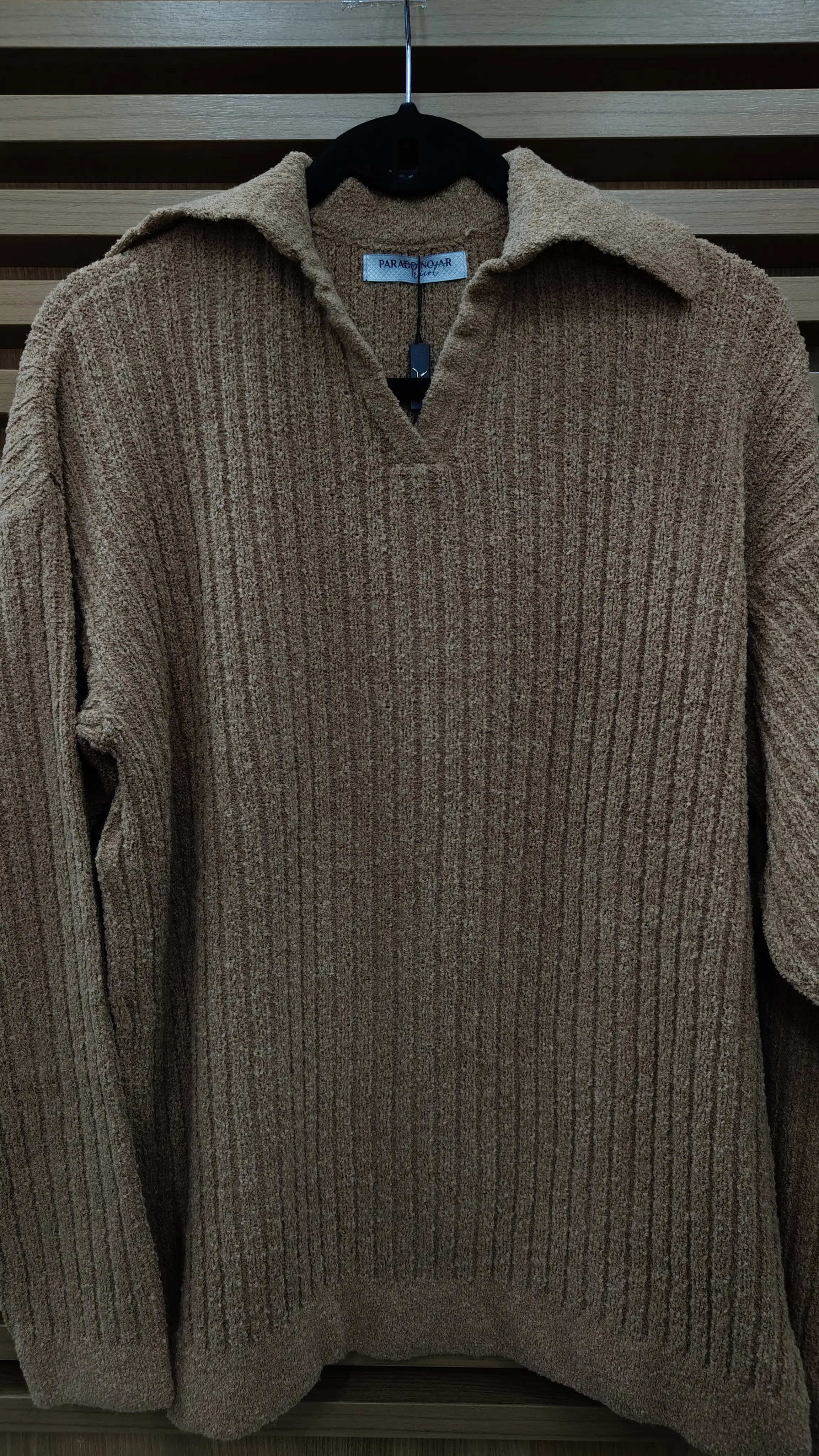 Sweet Blusa tricot Marrom 2