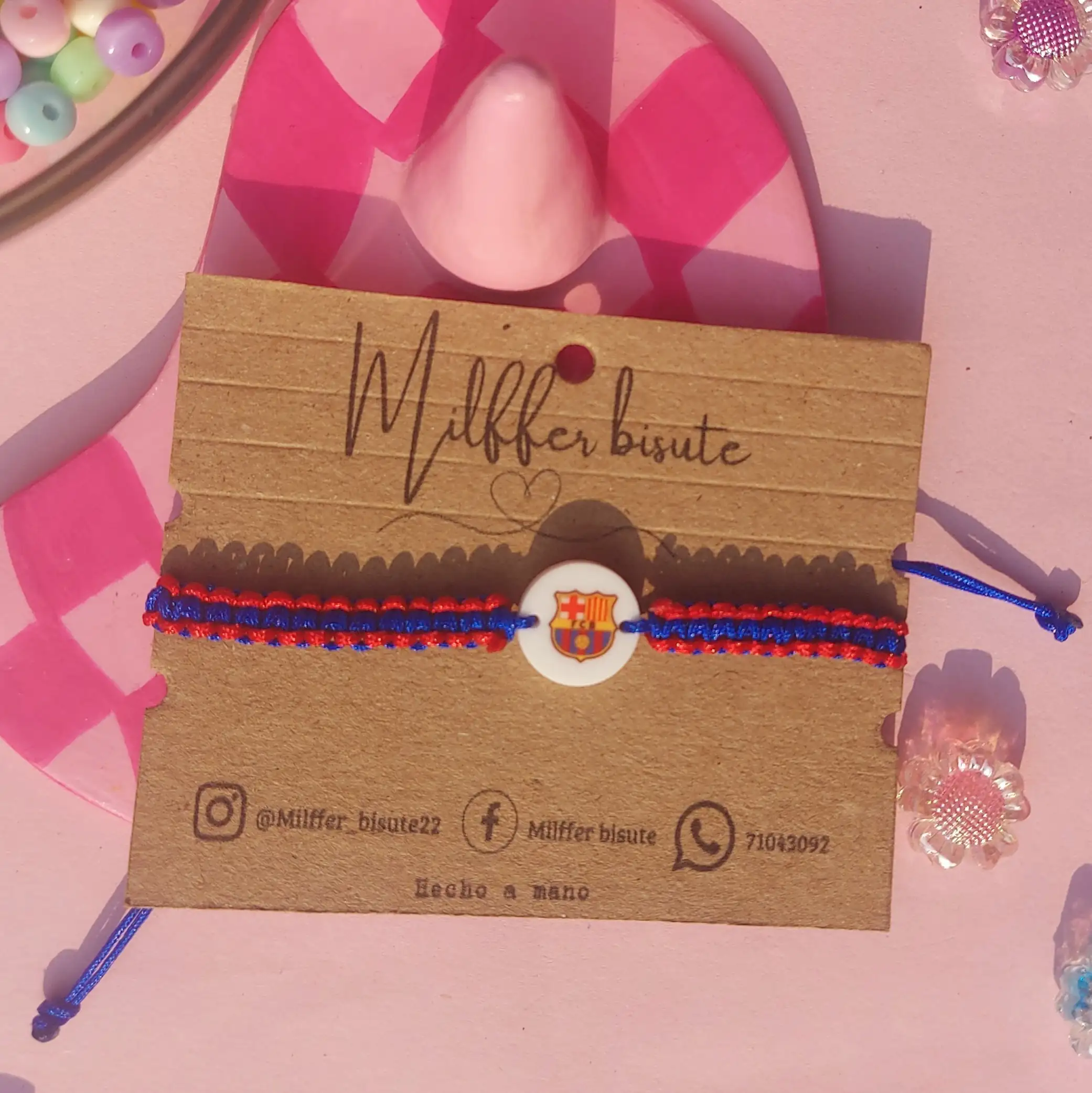 Pulsera Real madrid y Barca 2