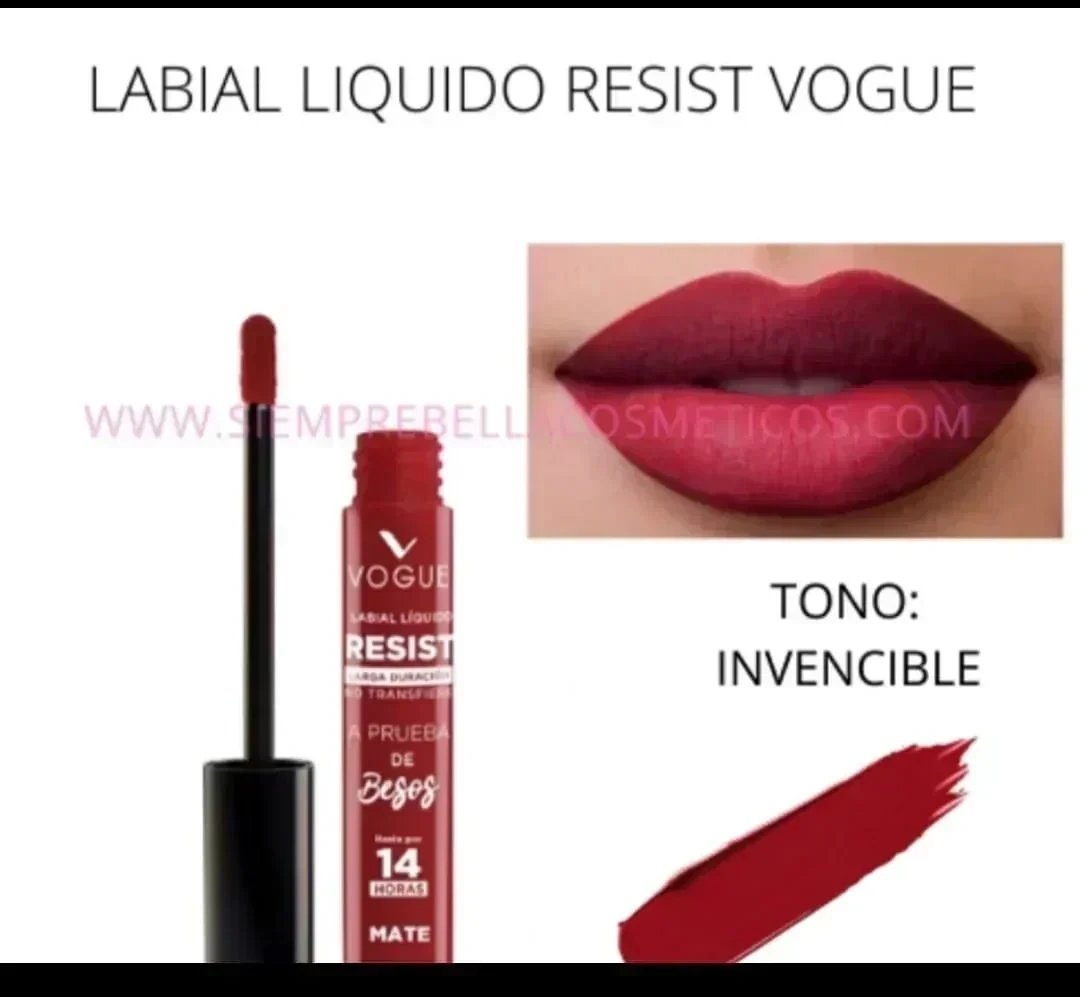 vogue labial liquido resist invencible