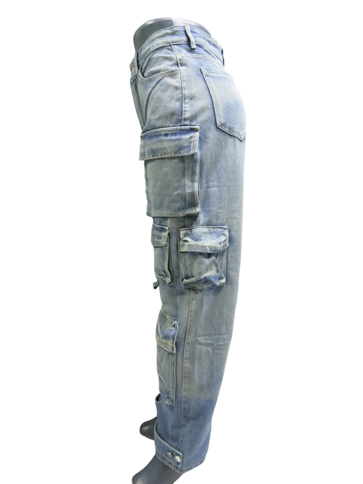 Pantalon Azul cargo 3