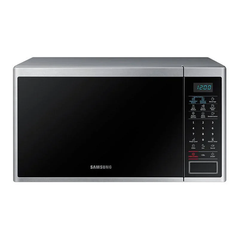 Samsung Microondas de 1000W | Tipo Espejo | Interior de Cerámica | Modo Eco | 1.1p | acero