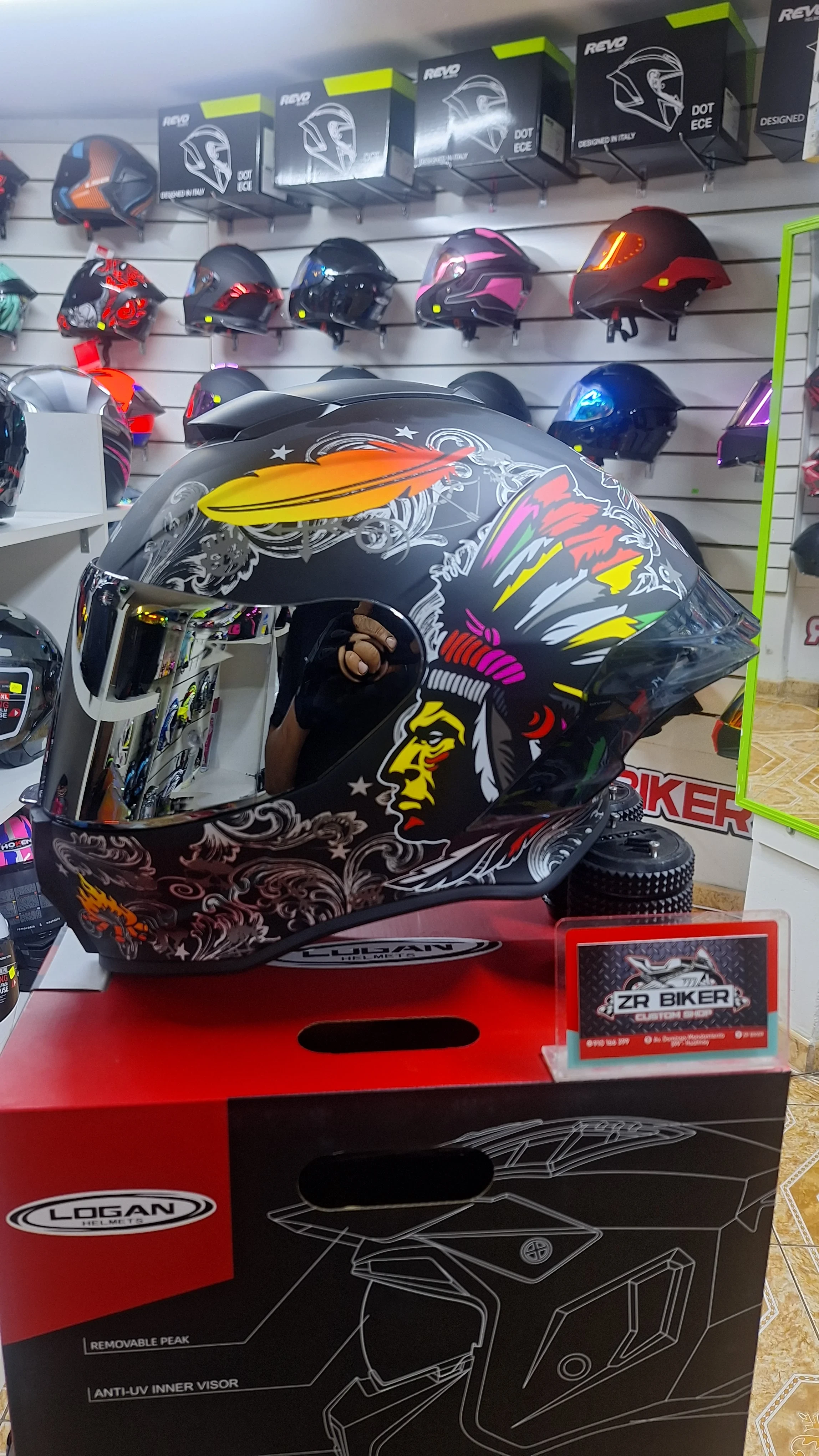CASCO KRAIN NEGRO MATE