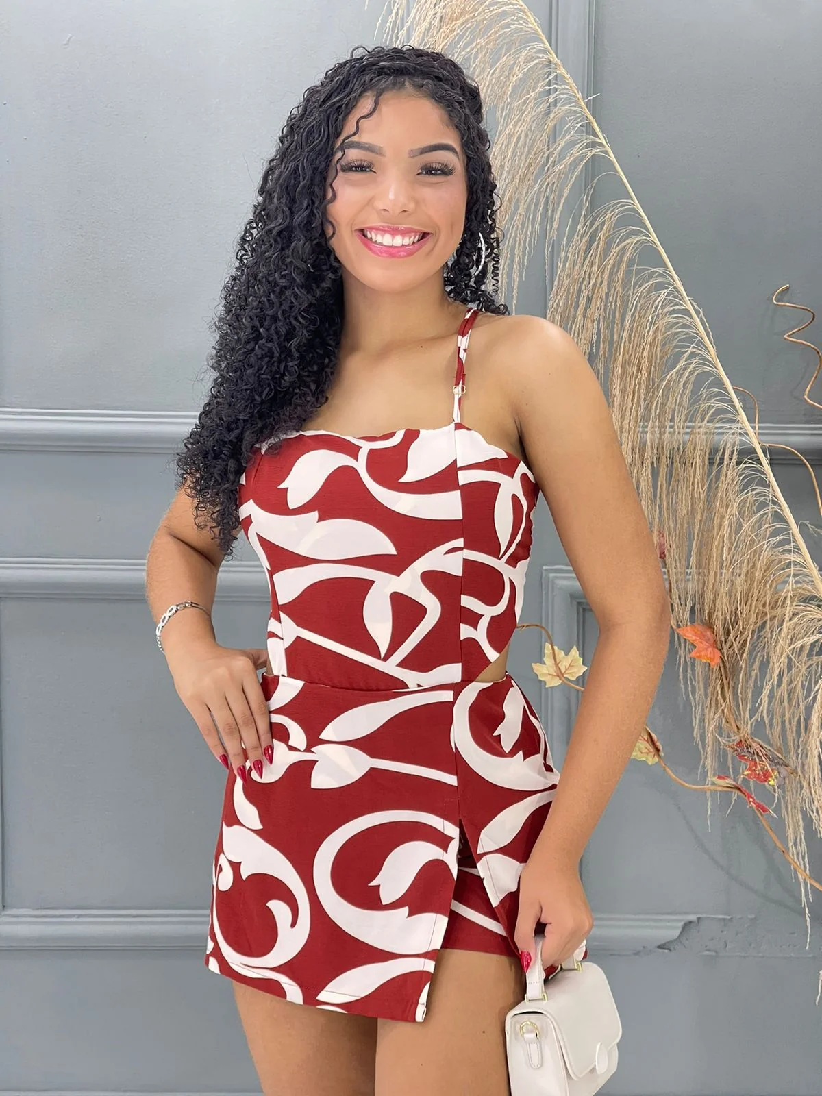 MACAQUINHO SHORT SAIA ESTAMPADO 2