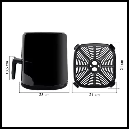 FREIDORA DE AIRE DINAX 7,5LTS 1600W 3