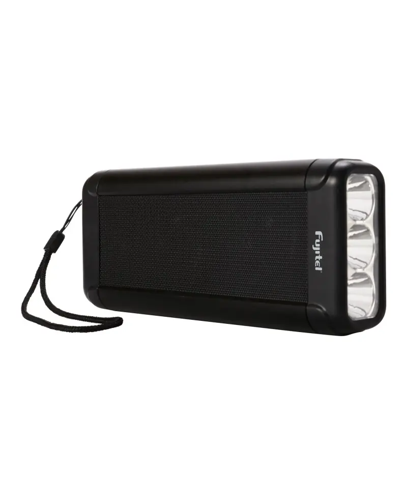 PARLANTE LINTERNA OUTDOOR CON FUNCION SOS NEGRO FUJITEL 2