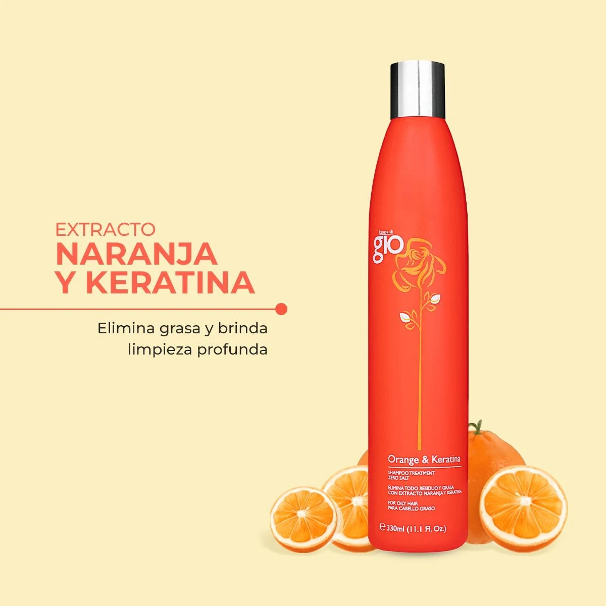 Shampoo de Naranja y Keratina 3