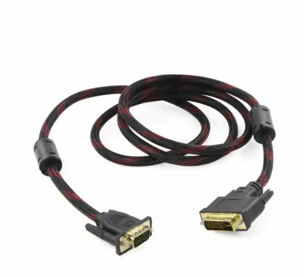 Cable Adaptador Conector Dvi A VGA 1080P